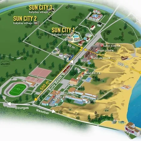 Rusavel In Sun City 3 Apartament *